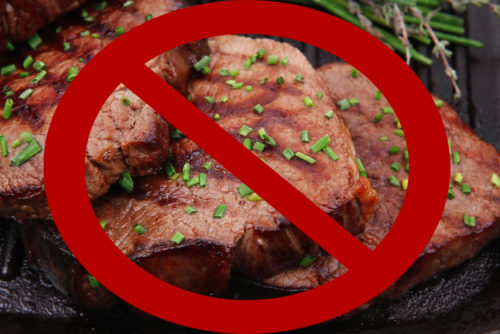Жареное мясо запрещено